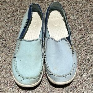 Crocs Light Blue Slip-On Shoes